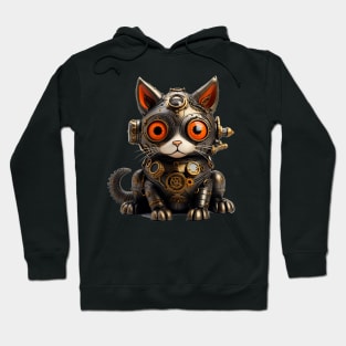 Cat Halloween Steampunk for Cat Lover Hoodie